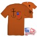 Midweight Crew Tee - I Kneel to Submit, I Stand to Respect