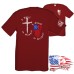 Midweight Crew Tee - I Kneel to Submit, I Stand to Respect