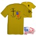 Midweight Crew Tee - I Kneel to Submit, I Stand to Respect