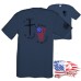 Midweight Crew Tee - I Kneel to Submit, I Stand to Respect