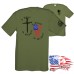 Midweight Crew Tee - I Kneel to Submit, I Stand to Respect