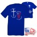 Midweight Crew Tee - I Kneel to Submit, I Stand to Respect