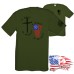 Midweight Crew Tee - I Kneel to Submit, I Stand to Respect