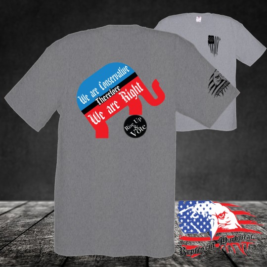 Midweight Crew Tee - We are Conservative Therefore We are Right