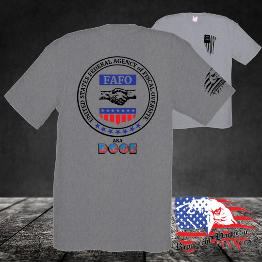 Midweight Crew Tee - US Agency of Fiscal Oversight FAFO