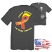 Midweight Crew Tee - Tough Enough to Wear Orange - Trump Derangement Syndrome Ribbon