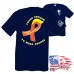 Midweight Crew Tee - Tough Enough to Wear Orange - Trump Derangement Syndrome Ribbon