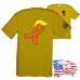 Midweight Crew Tee - Tough Enough to Wear Orange - Trump Derangement Syndrome Ribbon