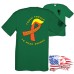 Midweight Crew Tee - Tough Enough to Wear Orange - Trump Derangement Syndrome Ribbon