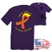 Midweight Crew Tee - Tough Enough to Wear Orange - Trump Derangement Syndrome Ribbon