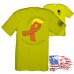 Midweight Crew Tee - Tough Enough to Wear Orange - Trump Derangement Syndrome Ribbon