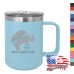 15 oz Travel Mug - Addressing the Elephant in  the Room (We are Conservative Therefore We are Right)
