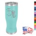 14 oz Pilsner Tumbler - I Kneel to Submit, I Stand to Respect