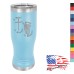 14 oz Pilsner Tumbler - I Kneel to Submit, I Stand to Respect