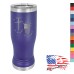 14 oz Pilsner Tumbler - I Kneel to Submit, I Stand to Respect