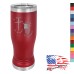 14 oz Pilsner Tumbler - I Kneel to Submit, I Stand to Respect