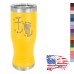 14 oz Pilsner Tumbler - I Kneel to Submit, I Stand to Respect