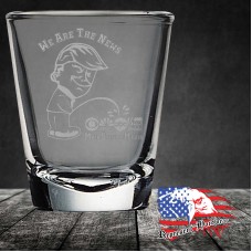 1.7 oz Shot Glass | Trumpster - We are the News - The MSM