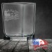 2 1/4 oz Square Shot Glass | It's the Bill of Rights not the Bill of Feelings - Represent