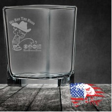 2 1/4 oz Square Shot Glass | Cow