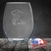 15 oz Stemless Wine Glass | Baseball - We are the News - The MSM