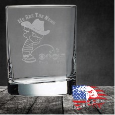 10 1/2 oz On The Rocks Glass | Cowboy - We are the News - The MSM