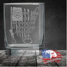 13 3/4 oz Round Double Old Fashioned Glass | So this is all meaningless if technology advances? - 1776% Sure