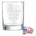 13 3/4 oz Round Double Old Fashioned Glass | God Family Country - 1776% Sure