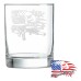 13 3/4 oz Round Double Old Fashioned Glass | Come and Take It - Represent