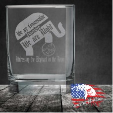 13 3/4 oz Round Double Old Fashioned Glass | Addressing the Elephant in  the Room