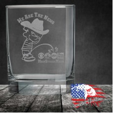 13 3/4 oz Round Double Old Fashioned Glass | Cowboy - We are the News - The MSM