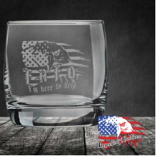 10 oz On The Rocks Glass | FAFO I'm here to help