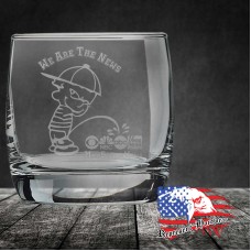10 oz On The Rocks Glass | Baseball - We are the News - The MSM