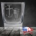 10 1/2 oz Square On The Rocks Glass | I Kneel to Submit, I Stand to Respect - 1776% Sure 10 1/2 oz Square On The Rocks Glass | I Kneel to Submit, I Stand to Respect - 1776% Sure