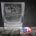 10 1/2 oz Square On The Rocks Glass | It's the Bill of Rights not the Bill of Feelings - Represent