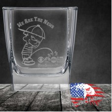 10 1/2 oz Square On The Rocks Gl