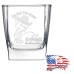 10 1/2 oz Square On The Rocks Glass | Cowboy - We are the News - The MSM