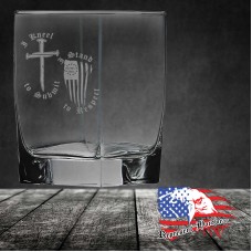 12 oz Square Double Old Fashione