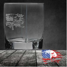 12 oz Square Double Old Fashione