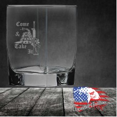 12 oz Square Double Old Fashione