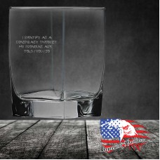 12 oz Square Double Old Fashione