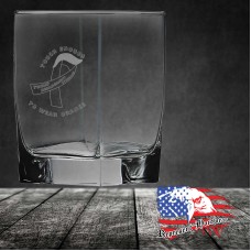 12 oz Square Double Old Fashione