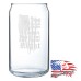 16 oz Can Glass | Just because you are Offended Does not mean you are Right - 1776% Sure