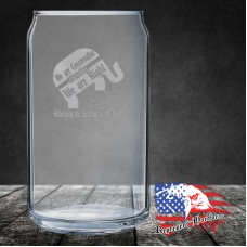 16 oz Can Glass | Addressing the