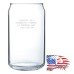 16 oz Can Glass | I Identify as a conspiracy Theorist - Chinese Font