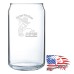 16 oz Can Glass | Cowboy - We are the News - The MSM