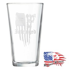 16 oz Pint Mixing Glass | Shall Not Be Infringed - 1776% Sure
