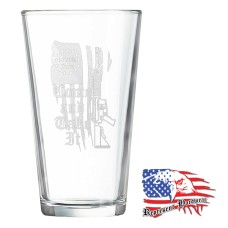 16 oz Pint Mixing Glass | Come and Take It - 1776% Sure