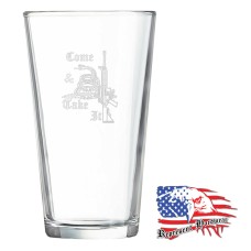 16 oz Pint Mixing Glass | Come & Take It - Snake Bite