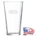 16 oz Pint Mixing Glass | I Identify as a conspiracy Theorist - Chinese Font